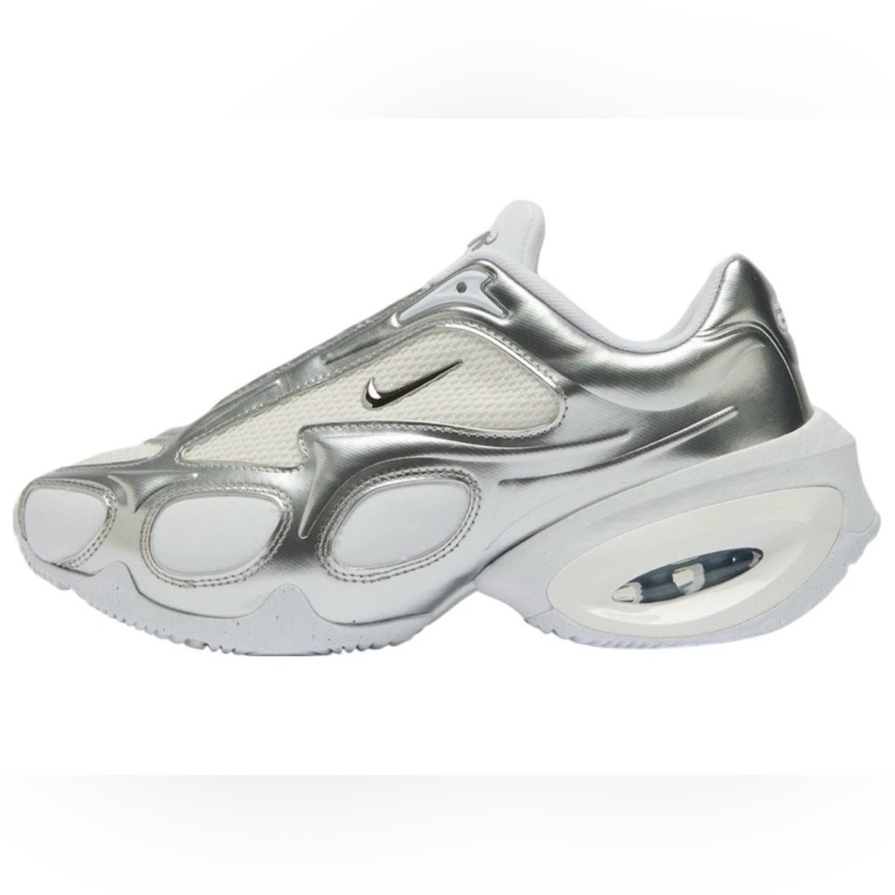 Nike Silver White Women's Athletic Sneakers